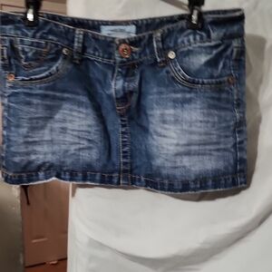 Aeropostale Blue Denim Pencil Skirt